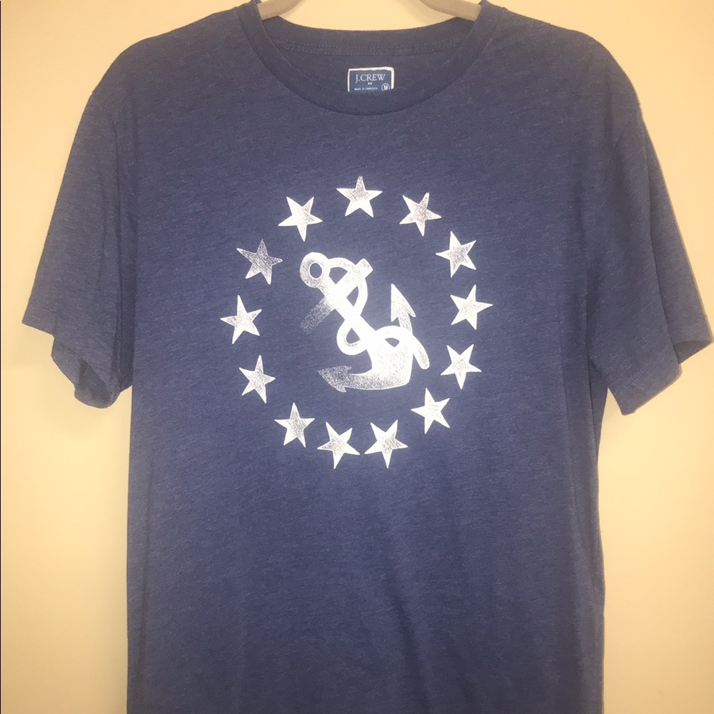 J Crew Men’s Short Sleeve Anchor T Shirt